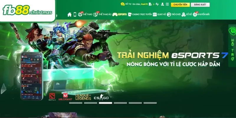 Tham gia đặt kèo esport với nhiều tựa game